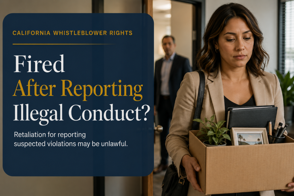 California Whistleblower Retaliation Rights