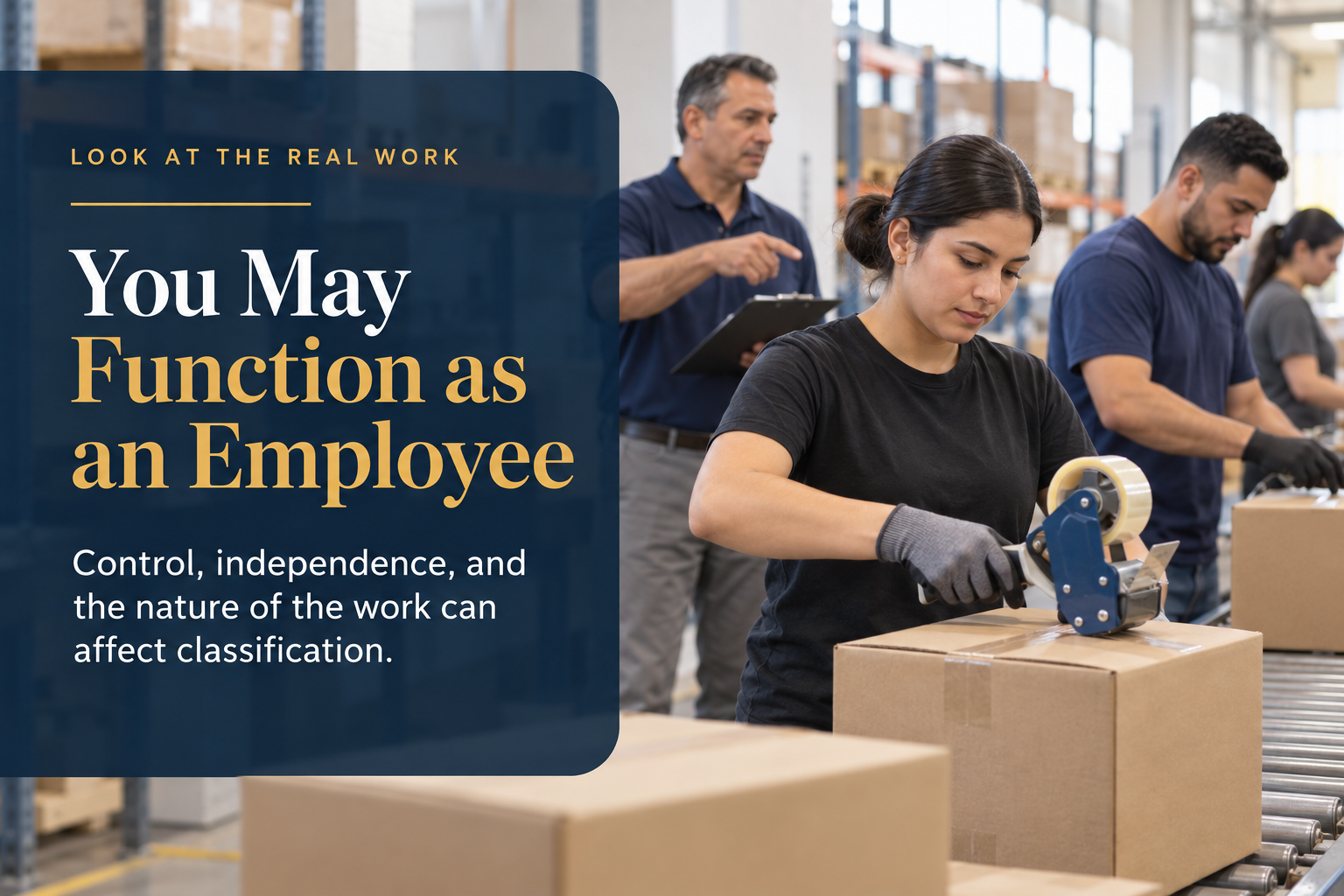 When 1099 Workers Function Like Employees
