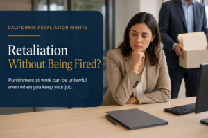 Can Workplace Retaliation Happen Without Being Fired?