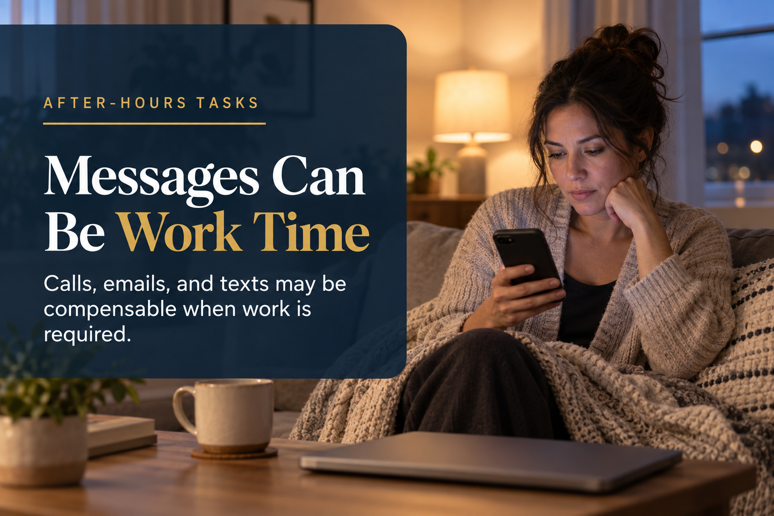 After-hours messages count as work time