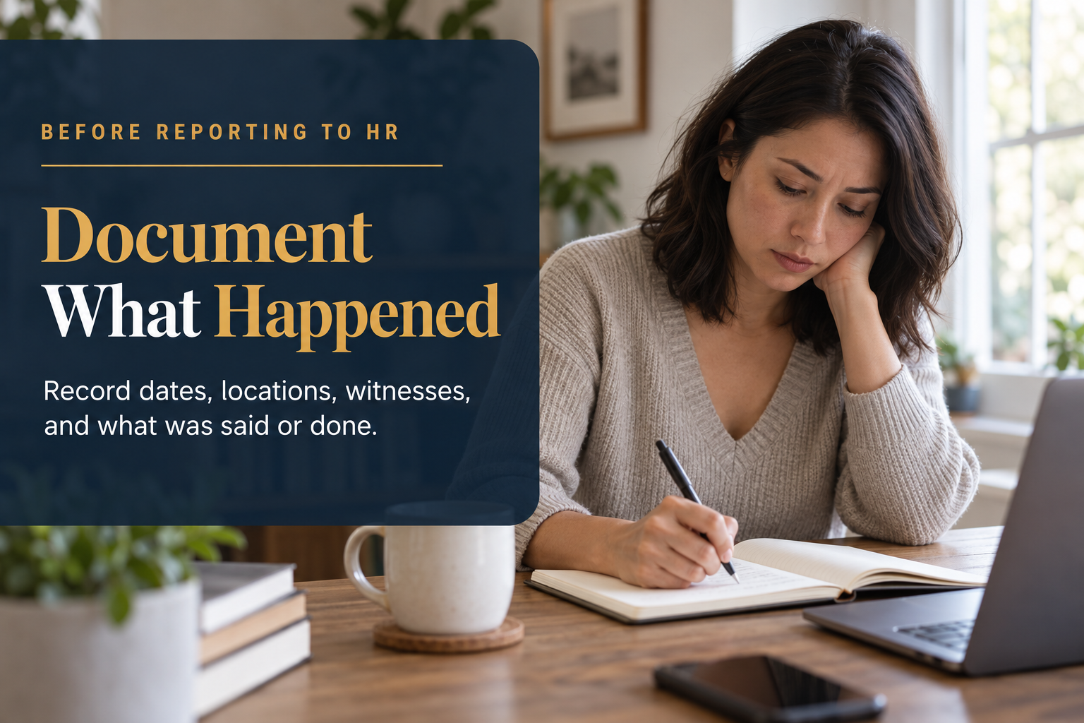 Documenting a Workplace Incident