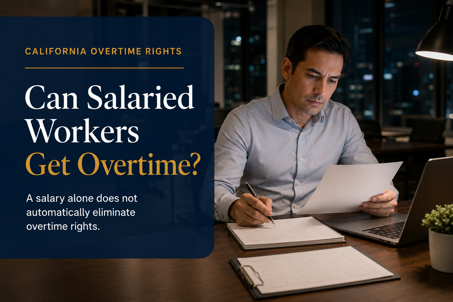 Late Office, California Overtime Rights