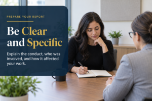 What Should You Do Before Reporting Sexual Harassment to HR?