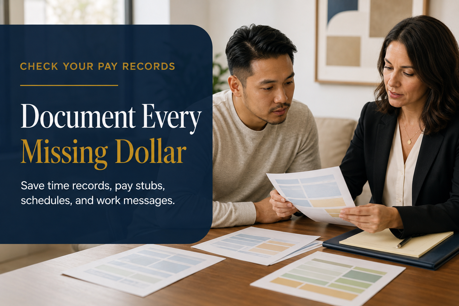 Reviewing California Wage Records Together