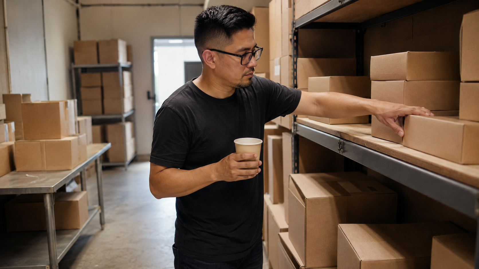Sorting Blank Boxes During Breaktime