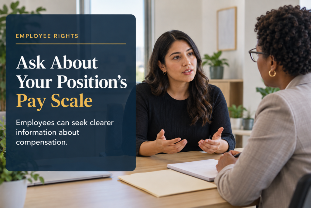 Employee Asks About Pay Scale
