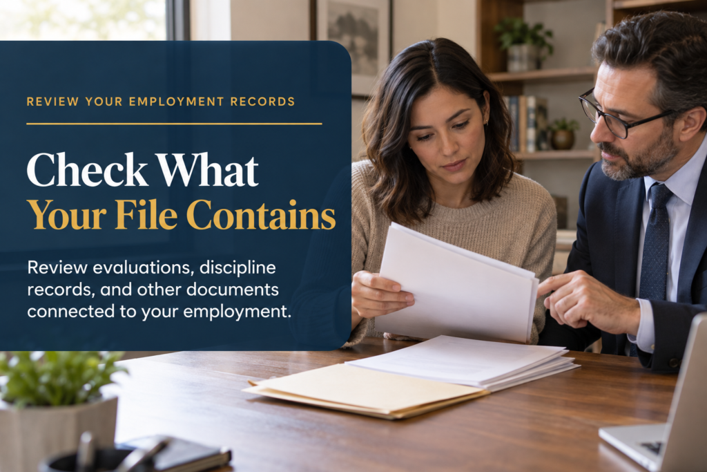 Reviewing Your California Personnel File